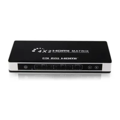 HDMI Matrix 4x2 prekidač/razdjelnik UHD 4K2K 3D s EDID funkcijom null
