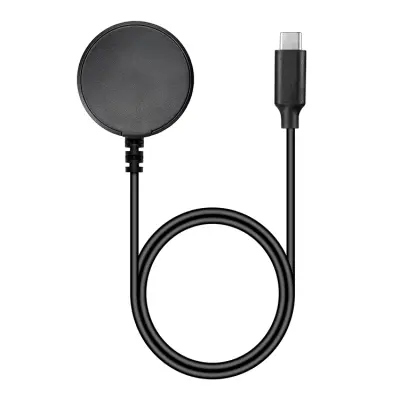 Punjač za pametni sat — kompaktan USB-C magnetni dizajn, prenosiv Crna