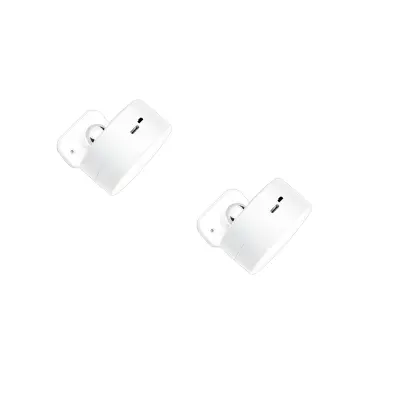 2 pak LED zidne lampe, zidna rasvjeta 3 boje / bezstupanjsko zatamnjenje s daljinskim upravljačem Bijela