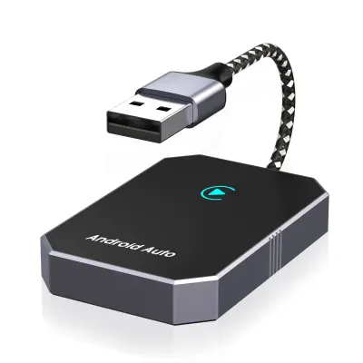2 u 1 bežični CarPlay i Android Auto adapter Crna