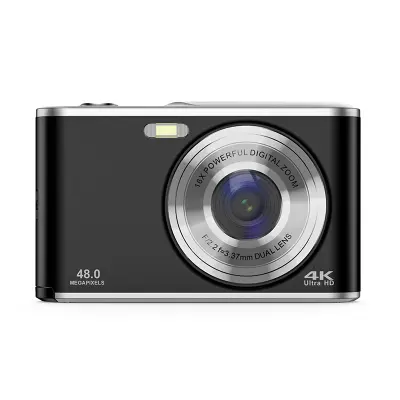 Digitalni fotoaparat 4K 48MP 16x zum web kamera Crna