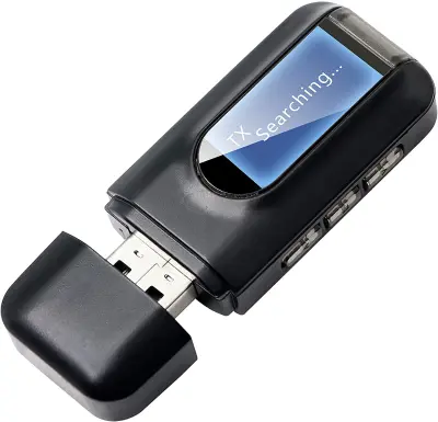 2-u-1 Bluetooth audio predajnik / prijemnik Bluetooth adapter 5.0 Crna
