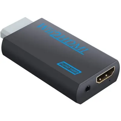 Nintendo Wii na HDMI adapter - Full HD 1080p Crna