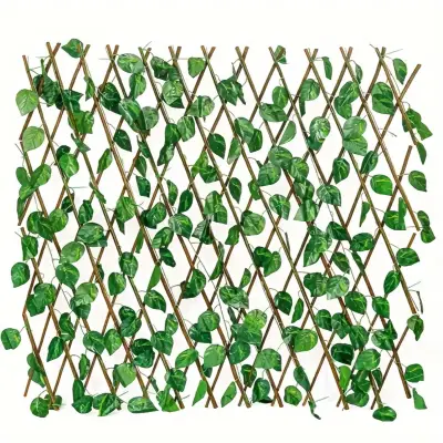 Vrtna ograda za privatnost, Zaslon za privatnost s bršljanom, Zaslon za privatnost na balkonu, Umjetna živa ograda (30 x 80 cm) | GREENFENCE