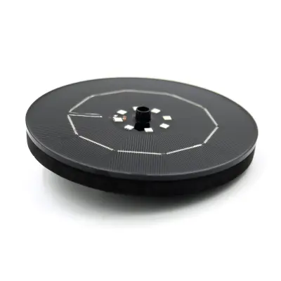 Solarna fontana Vodena fontana s baterijom 16 cm Crna