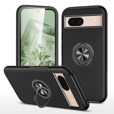 Google Pixel 8A Invisible God Ring Series futrola za telefon Crna