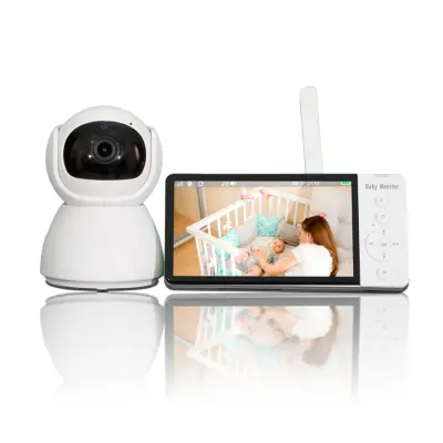 Video monitor s kamerom 2.4G prijenos, dvosmjerni audio, infracrveno noćno gledanje Bijela