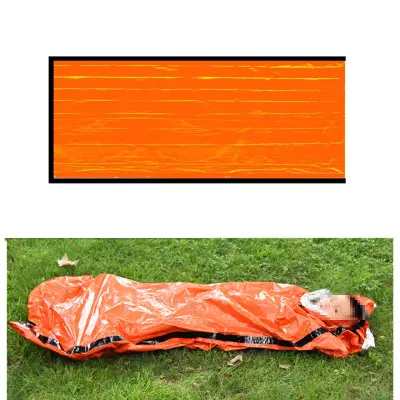 Vreća za spavanje za hitne slučajeve Narančasta 210×91 cm Narančasta