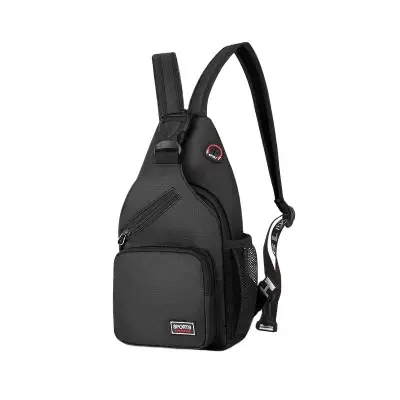Višenamjenska Cross body torba za rame za žene od Oxford tkanine Crna