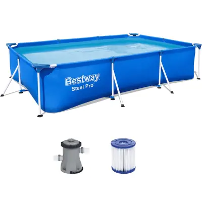 NADUVIVI BAZEN - Bestway - ČELIČNI OKVIR STEEL PRO, 3 m x 2 m x 0,66 m
