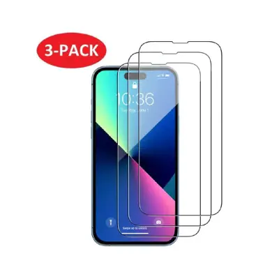 Zaštitnik zaslona od kaljenog stakla za iPhone 14 (paket od 3 komada) Prozirna