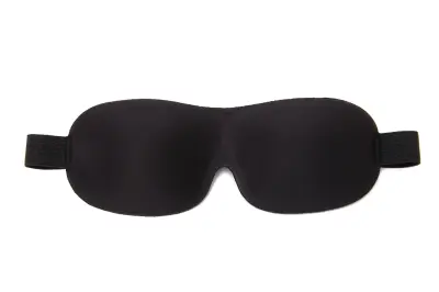 3D konturirana maska za spavanje Crna