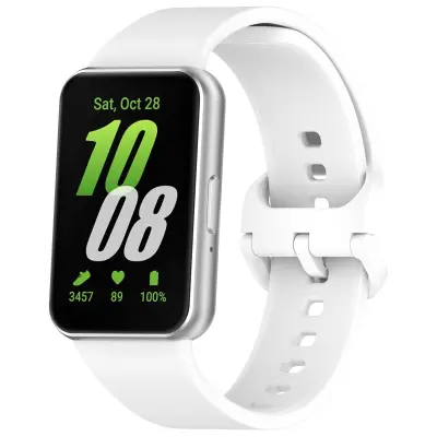 Silikonska narukvica za sat Samsung Galaxy Fit 3 (SM-R390) Bijela