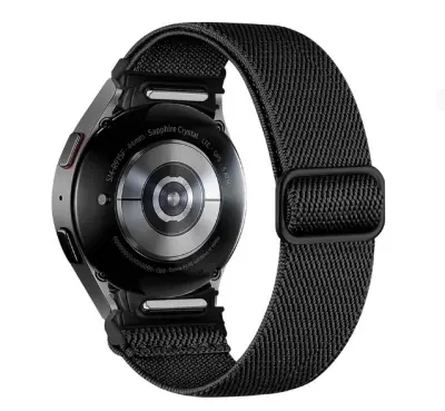 Narukvica za Samsung Galaxy Watch 6 s podesivom kopčom Crna