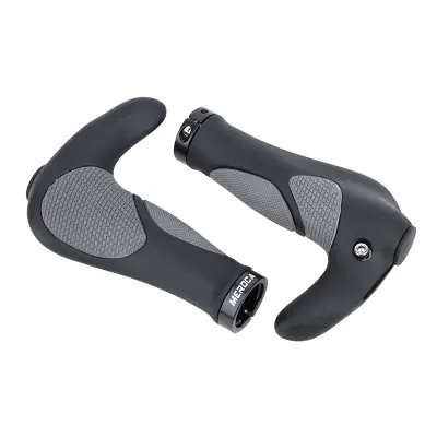 Ergonomske biciklističke ručke - Premium par Crna