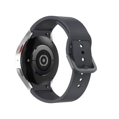Silikonski remen za sat za Samsung Galaxy Watch 5/Watch 5 Pro, 20 mm Siva