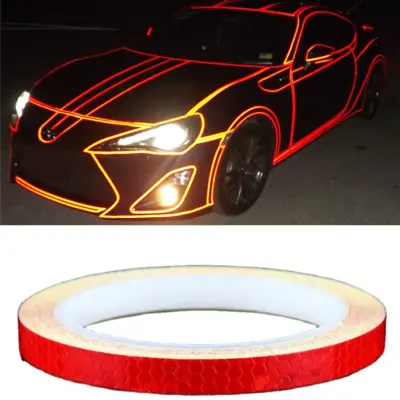 Reflektivna traka za automobil Crvena