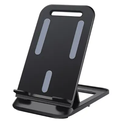 Sklopivi stalak za telefone i tablete Crna