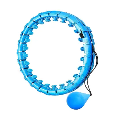 Hula hoop s utegom za mršavljenje, prilagodljiva veličina, bez pada, fitness obruč (Ružičasta) | SPINSLIM