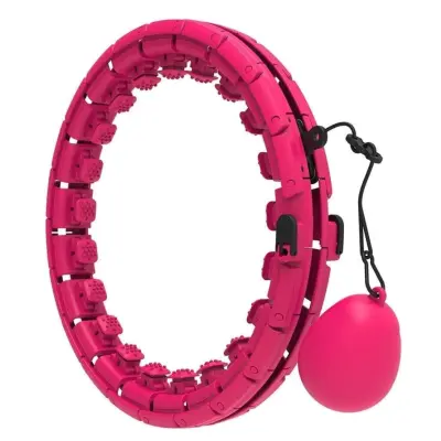 Hula hoop s utegom za mršavljenje, prilagodljiva veličina, bez pada, fitness obruč (Plava) | SPINSLIM