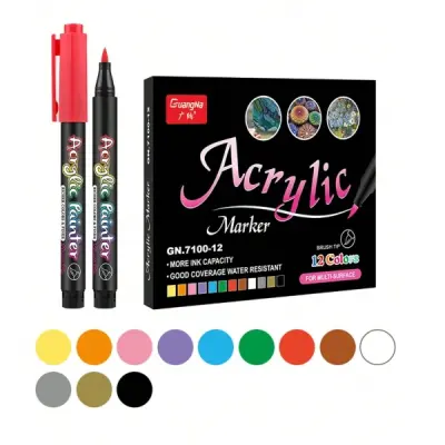 Set akrilnih markera (24 komada), za kamen i tekstil | ACRYLICPENS