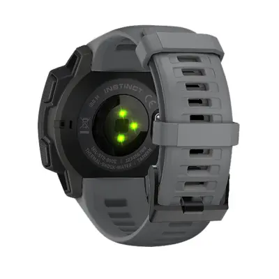 Silikonska narukvica za sat Garmin Instinct/Esports/Tide/Solar Siva