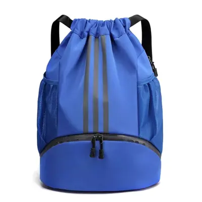Sportski ruksak s više pretinaca, vodootporan, predal za cipele (31 x 15 x 42 cm) | STRIPEBACK (plavi)