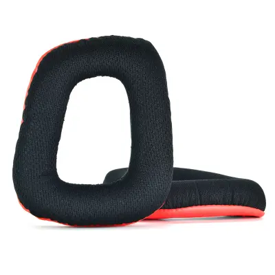 Jastučići za uši za Logitech G35 G930 G430 F450 G331 G231 G431 G432 Crna+Crvena