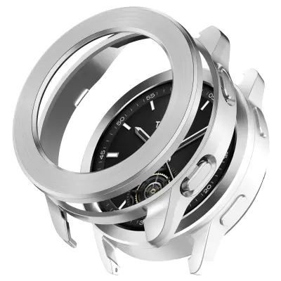 Zaštitna futrola + Zamjenski okvir za Xiaomi Watch S3 Srebrna