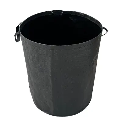 Vrtna vreća za lišće 272 litre Crna
