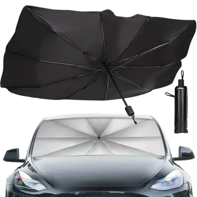 Sjenilo za vjetrobransko staklo, sklopivo sjenilo za staklo, unutarnje sjenilo za auto (130 x 80 cm) | SHADESHELLA
