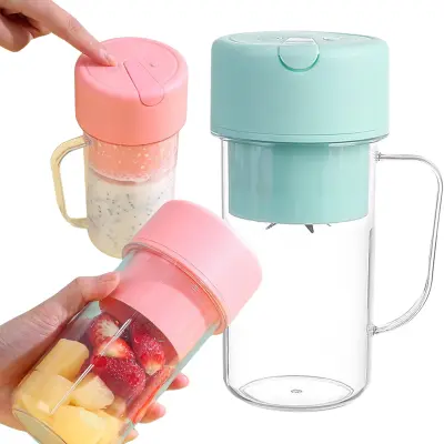 Prenosivi električni mini blender USB, punjivi mikser za voće i povrće 420 ml, zelena | BLENDZY