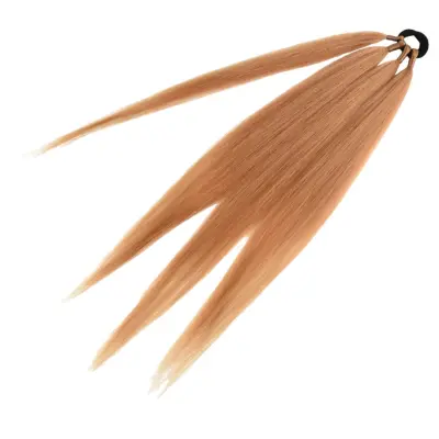 Ekstenzije za kosu u obliku pletenica – toplinski otporne, 65 cm (blond) | BRAIDELLA