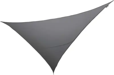 Trokutasto sjenilo za terasu, jedro za zaštitu od sunca, siva boja (3x3x3 m) | SHADI