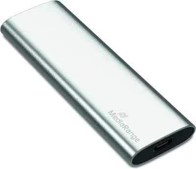 Mediarange 480GB vanjski tvrdi disk, USB Type-C, sivi MR1102