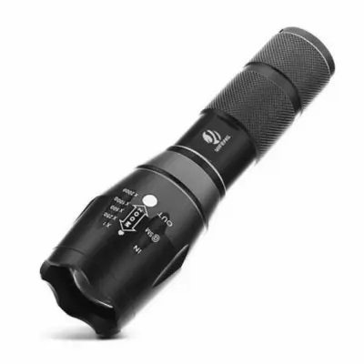 LED lampa s power bankom, 1.800 mAh, crna