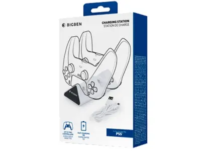 Bigben charging station za 2 x PS5 Dualsense kontrolere USB A - USB c kabel