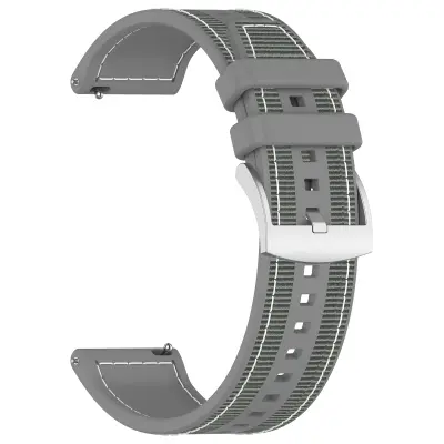 Remen za sat za Samsung Galaxy Watch & Garmin 22 mm Siva