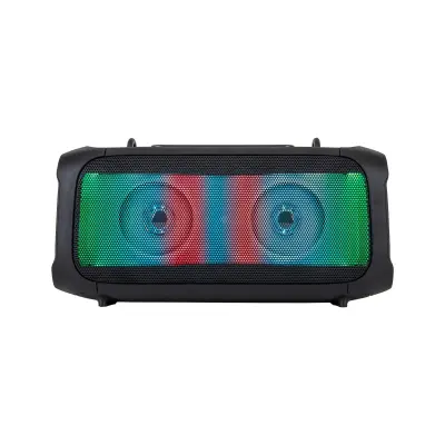 Prijenosna baterija. FM USB karaoke zvučnik Bluetooth LED RGB 8W Music Box GO + mikrofon