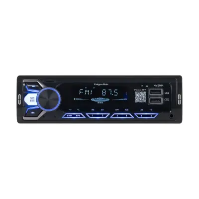 12V 1DIN auto radio LCD 4x15W MP3 2x USB Bluetooth RCA + daljinski