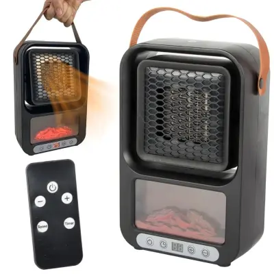 Dekorativna LED kamin kalorifer električna grijalica 500W sa termostatom