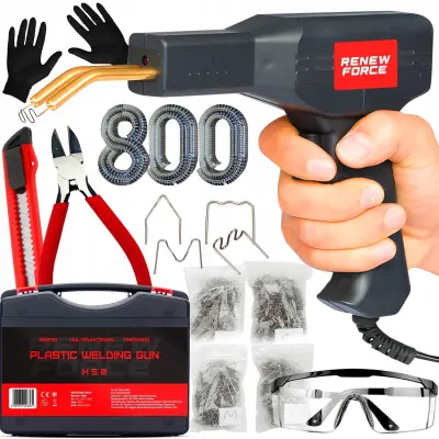Set električnih lemilica 50W za zavarivanje plastike sa LED + 800 stega