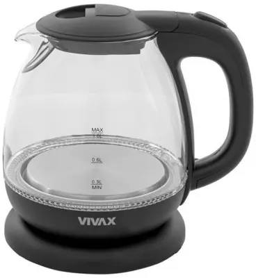 Kuhalo za vodu Vivax WH-100G 1,0L, borosilikatno staklo