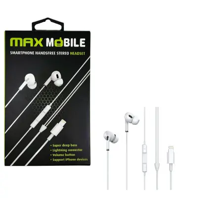 MAXMOBILE SLUŠALICE HANDSFREE WE08 Lightning za iPhone