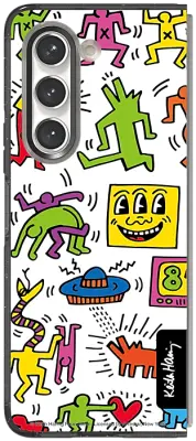 Zaštitna maska Keith Haring Eco-Friends za Samsung Glaxy Fold5 bijela GP-FPF946SBEWW