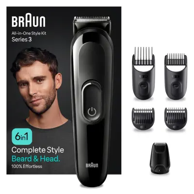 Šišač za tijelo/kosu/bradu Braun 6u1 3410*