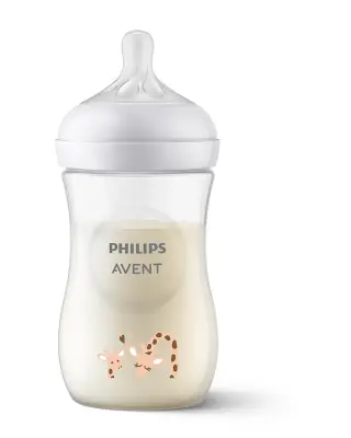 Bočica Philips Avent SCY903/66 Natural Response, 260 ml, žirafa