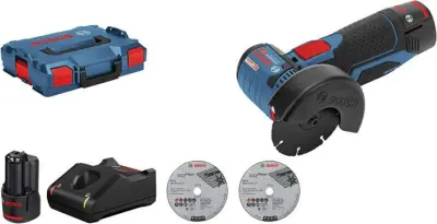Aku kutna brusilica Bosch Professional GWS 12V-76 - sa baterijom i punjačem