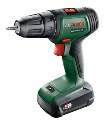 Aku odvijač-bušilica Bosch DIY UniversalDrill 18V (1x1,5 Ah + punjač) - sa baterijom i punjačem