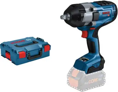 Aku udarni stezač Bosch Professional GDS 18V-1000 + L-BOXX - bez baterije i punjača